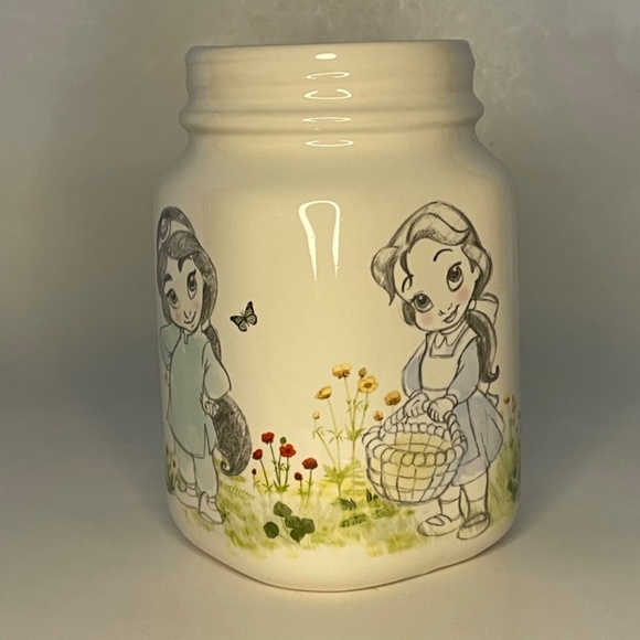 Disney Mug Coffee Cup Mason Jar Mug Tea Cup Cinderella Jasmine Belle Princess - Picture 6 of 9